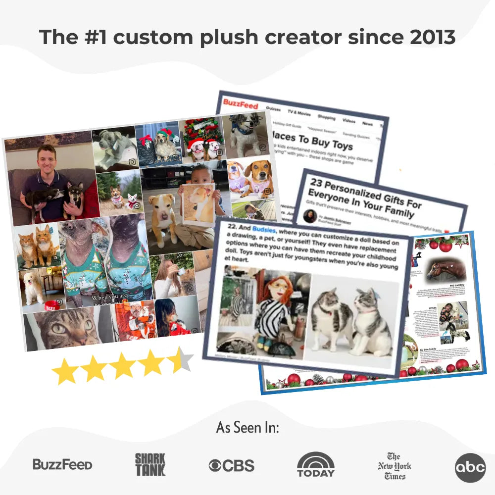Xunlupets Custom Stuffed Animals of Your Pet