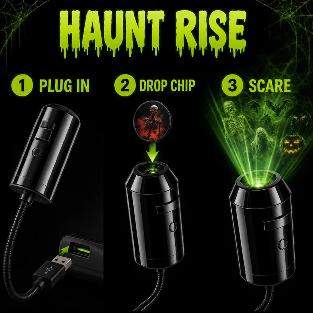 Krushop™ Haunt Rise USB Projection Light